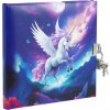 Agenda Goldbuch con chiusura Diana Unicorn 16,5x16,5 cm 96 pagine bianche