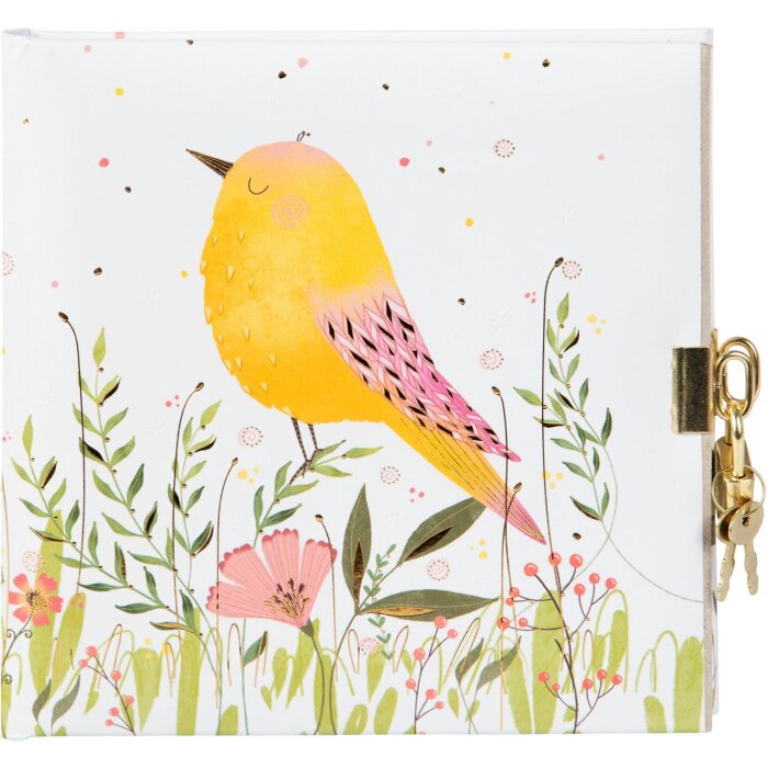Agenda Goldbuch con chiusura Sparrow 16,5x16,5 cm 96 pagine bianche