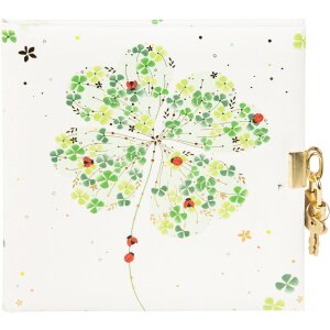 Agenda Goldbuch con chiusura Lucky Clover 16,5x16,5 cm 96...