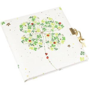 Agenda Goldbuch con chiusura Lucky Clover 16,5x16,5 cm 96...