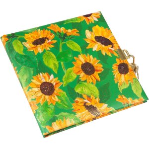Agenda Goldbuch con serratura Verde girasole 16,5x16,5 cm...