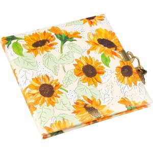 Agenda Goldbuch con chiusura Girasole bianco 16,5x16,5 cm...