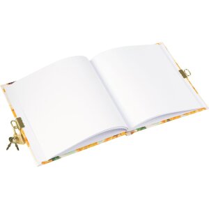 Agenda Goldbuch con chiusura Girasole bianco 16,5x16,5 cm 96 pagine bianche