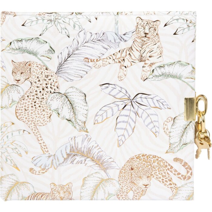Agenda Goldbuch con chiusura Felino 16,5x16,5 cm 96 pagine bianche