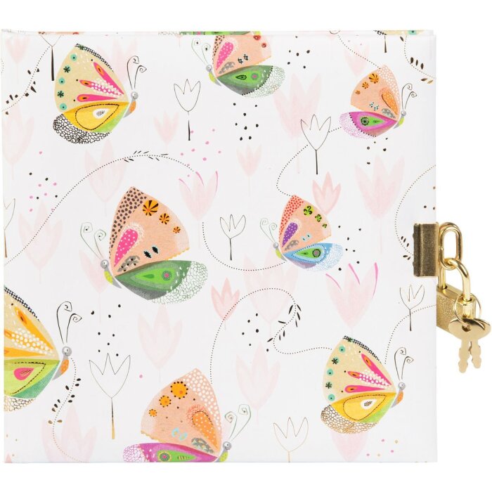 Agenda Goldbuch con chiusura Mariposa 16,5x16,5 cm 96 pagine bianche