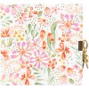 Agenda Goldbuch con serratura Pianta rossa 16,5x16,5 cm 96 pagine bianche