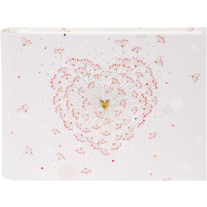 Goldbuch Photo Guestbook Golden Heart 29x23 cm 50 pagine...