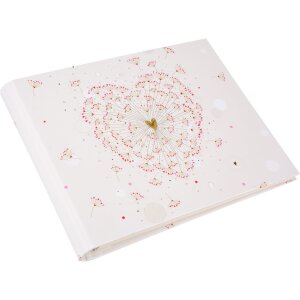 Goldbuch Photo Guestbook Golden Heart 29x23 cm 50 pagine bianche