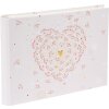 Goldbuch Photo Guestbook Golden Heart 29x23 cm 50 pagine bianche