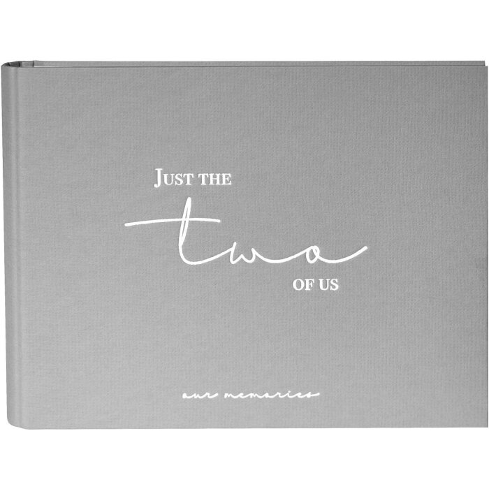 Libro degli ospiti fotografico Goldbuch solo noi due grigio 29x23 cm 50 pagine bianche