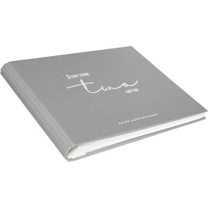 Libro degli ospiti fotografico Goldbuch solo noi due grigio 29x23 cm 50 pagine bianche