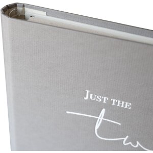 Libro degli ospiti fotografico Goldbuch solo noi due grigio 29x23 cm 50 pagine bianche