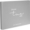 Libro degli ospiti fotografico Goldbuch solo noi due grigio 29x23 cm 50 pagine bianche