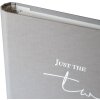 Libro degli ospiti fotografico Goldbuch solo noi due grigio 29x23 cm 50 pagine bianche