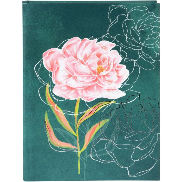 Quaderno Goldbuch Peony 15x22 cm 200 pagine vuote DIN A5