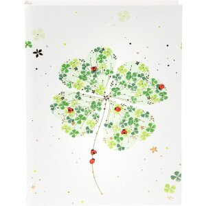 Taccuino Goldbuch DIN A5 Lucky Clover 15x22 cm 200 pagine...