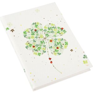 Taccuino Goldbuch DIN A5 Lucky Clover 15x22 cm 200 pagine...