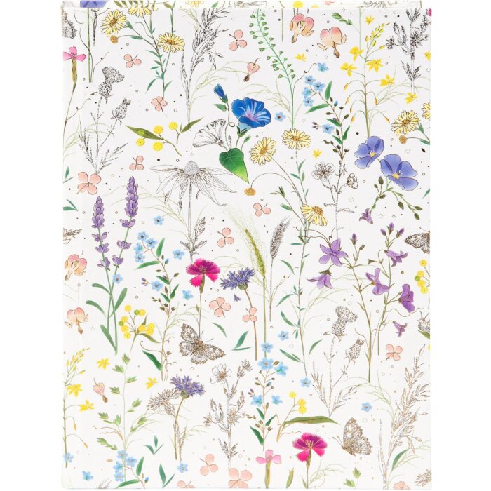 Quaderno Goldbuch DIN A5 Summer Meadow bianco 15x22 cm 200 pagine in bianco
