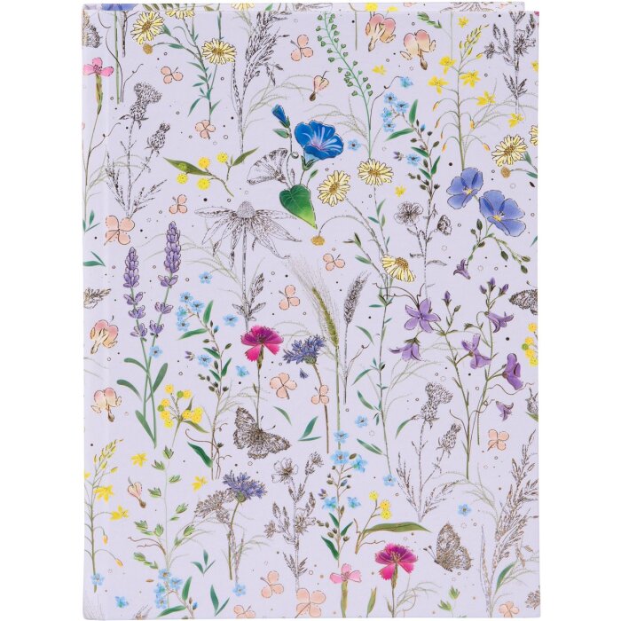 Quaderno Goldbuch DIN A5 Summer Meadow lilla 15x22 cm 200 pagine in bianco