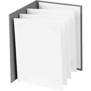 Goldbuch leporello album fotografico Bella Vista grigio 14 foto 10x15 cm