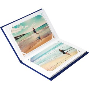 Goldbuch leporello album fotografico Bella Vista blu 14 foto 10x15 cm