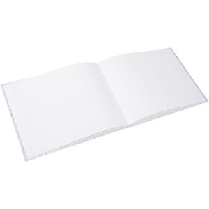 Libro doro degli ospiti Finamente lilla 25x20 cm 100 pagine bianche