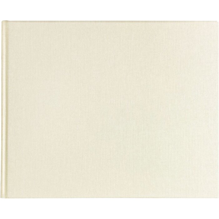 Libro doro Libro degli ospiti Linum Beige 25x20 cm 100 pagine bianche