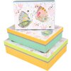 Set di scatole di cartone Goldbuch Mariposa 3 scatole di cartone