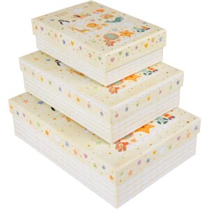 Set di scatole di cartone Goldbuch Zoo giocattolo Set di...