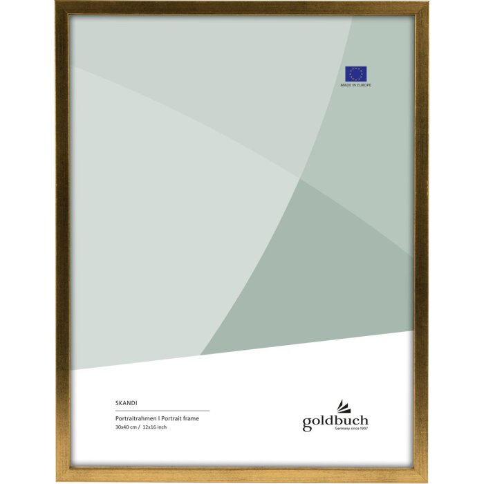 Goldbuch cornice in legno Skandi 30x40 cm oro