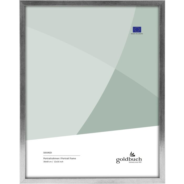 Goldbuch cornice in legno Skandi 30x40 cm argento
