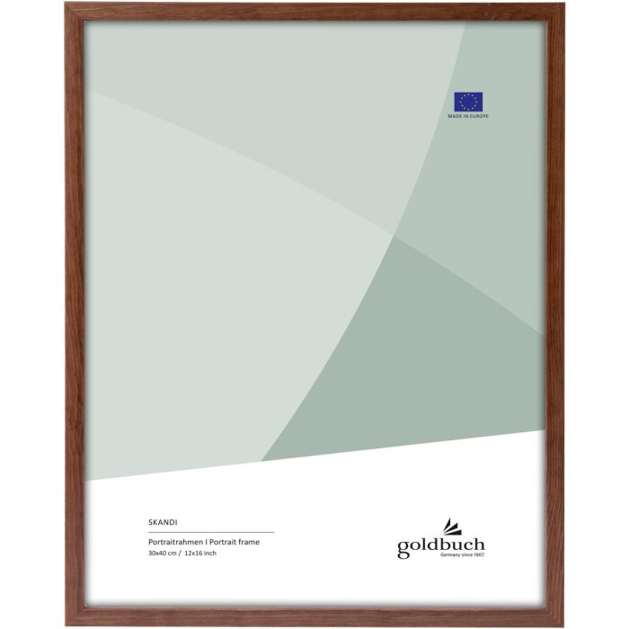 Goldbuch cornice in legno Skandi 30x40 cm marrone