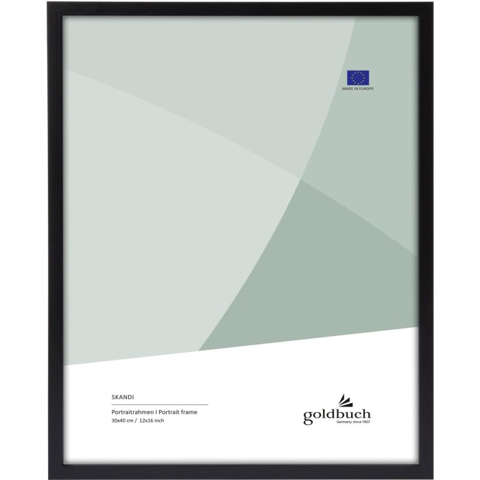 Goldbuch cornice in legno Skandi 30x40 cm nero