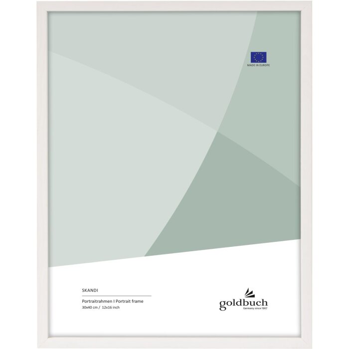 Goldbuch cornice in legno Skandi 30x40 cm bianco