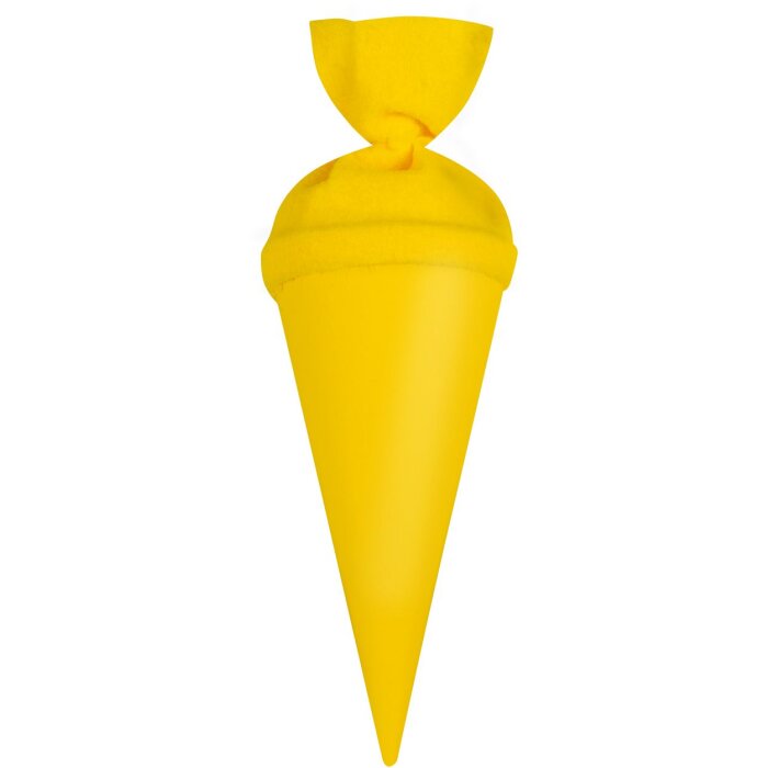 Zaino Goldbuch craft con chiusura in feltro 15 cm giallo