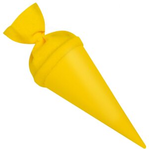 Zaino Goldbuch craft con chiusura in feltro 15 cm giallo