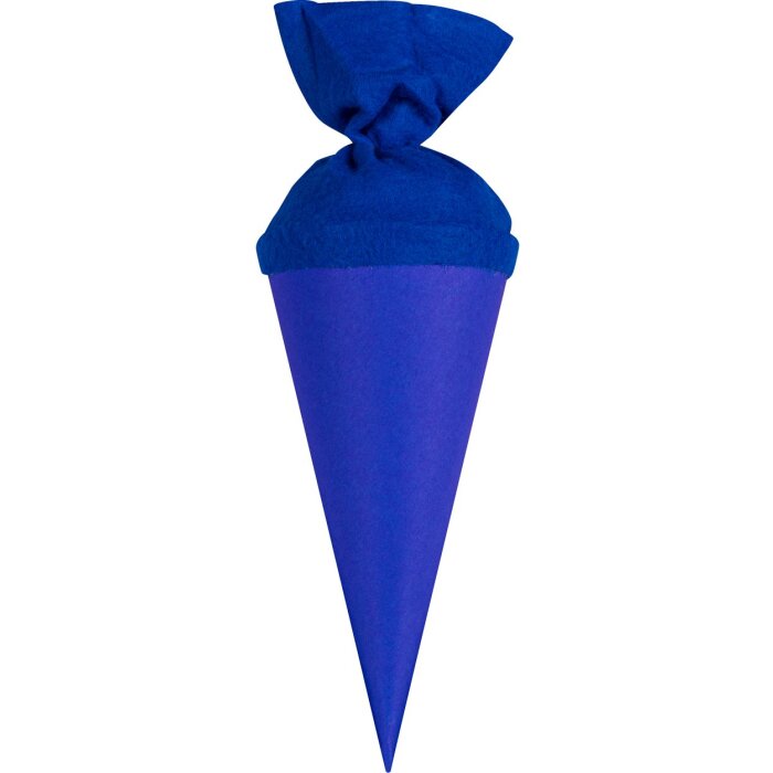 Zaino Goldbuch craft con chiusura in feltro 15 cm blu
