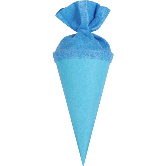 Zaino Goldbuch craft con chiusura in feltro 15 cm azzurro