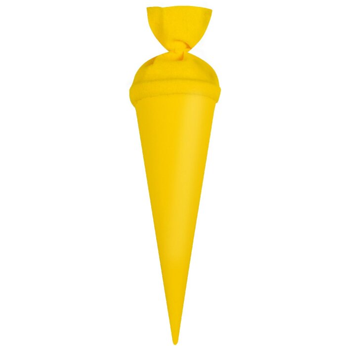 Zaino Goldbuch con chiusura in feltro colorato 35 cm giallo