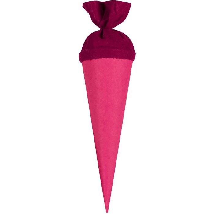 Zaino Goldbuch con chiusura in feltro colorato 35 cm rosa