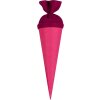 Zaino Goldbuch con chiusura in feltro colorato 35 cm rosa