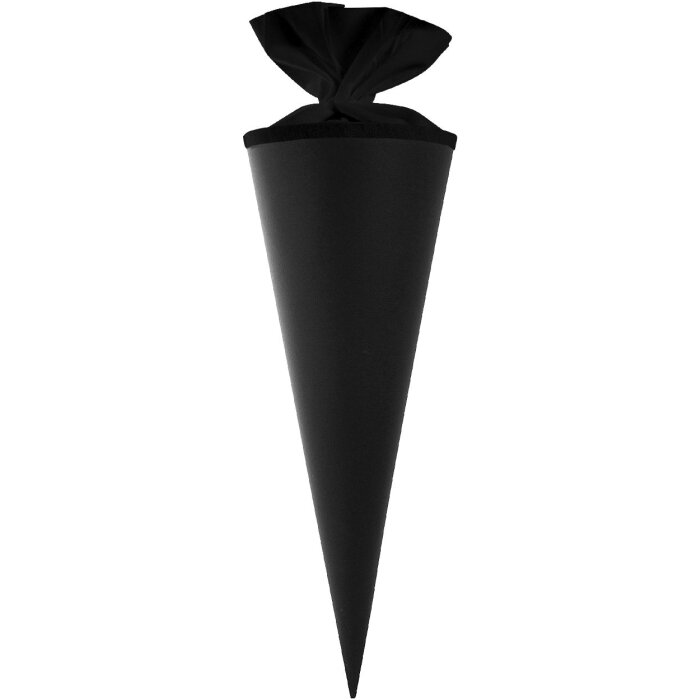 Zaino Goldbuch con chiusura in feltro colorato 35 cm nero