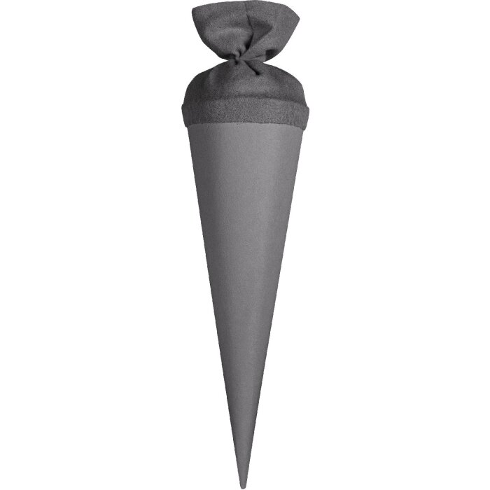 Sacchetto Goldbuch con chiusura in feltro colorato 35 cm grigio pietra