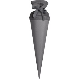 Sacchetto Goldbuch con chiusura in feltro colorato 35 cm grigio pietra