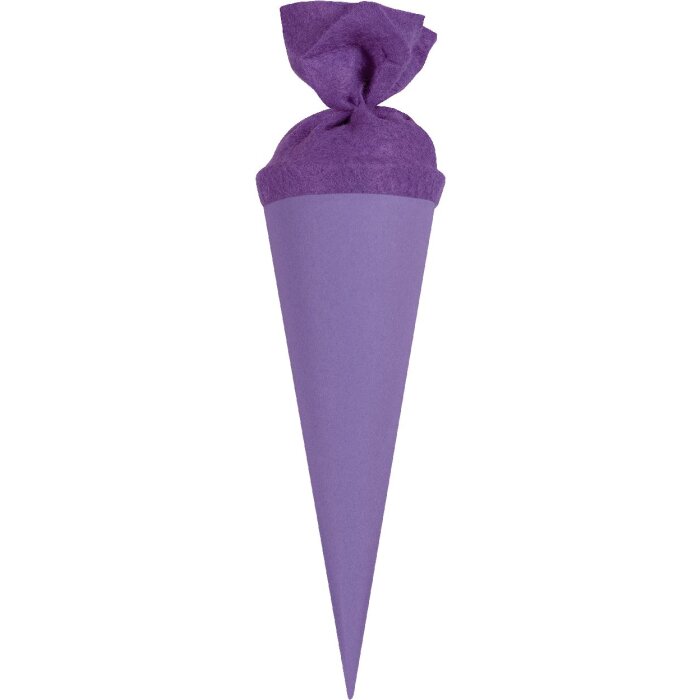 Zaino Goldbuch con chiusura in feltro colorato 35 cm viola