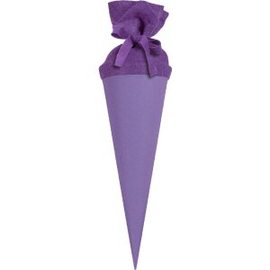 Zaino Goldbuch con chiusura in feltro colorato 35 cm viola