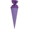 Zaino Goldbuch con chiusura in feltro colorato 35 cm viola