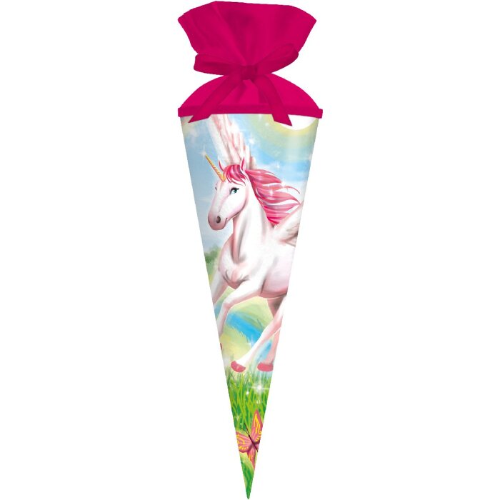 Cono scuola Goldbuch 50 cm rotondo motivo unicorno Alicorn