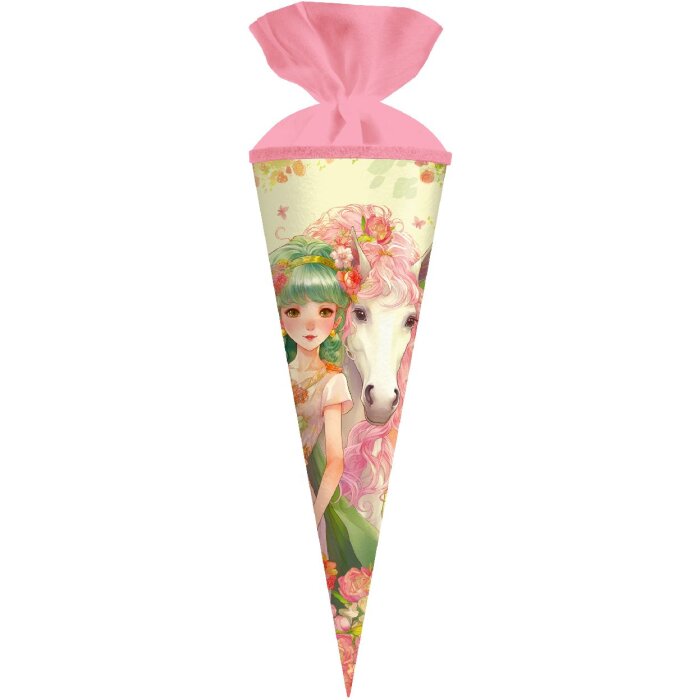 Cono scolastico Goldbuch con chiusura in feltro 50 cm rotondo Akira