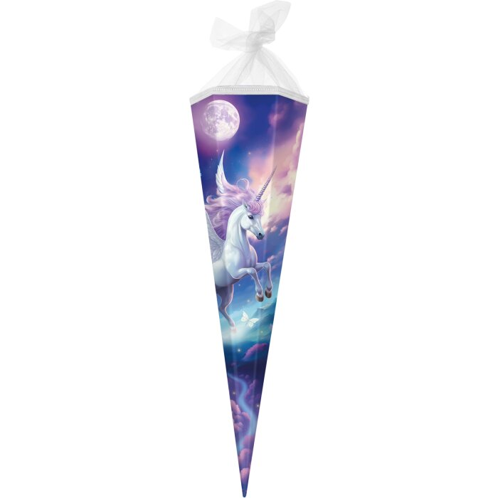 Cono scuola Goldbuch 85cm esagonale unicorno viola Diana
